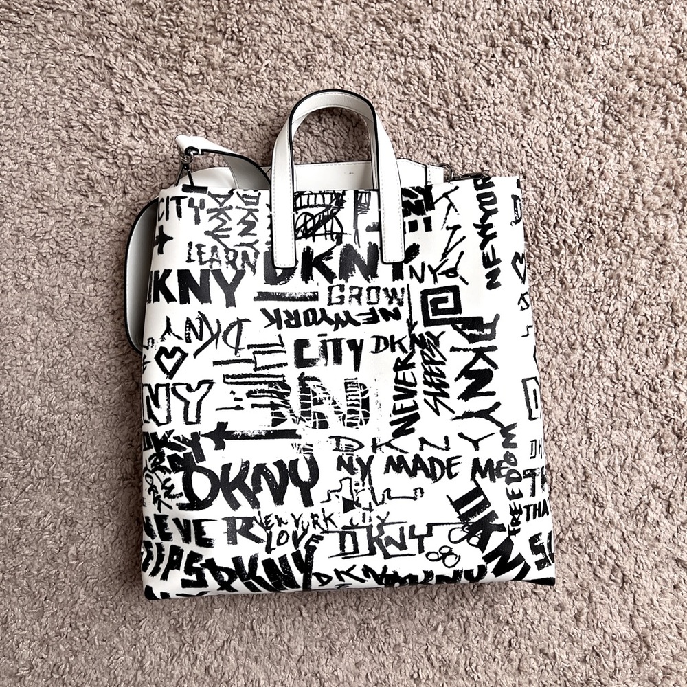 DKNY graffiti tote